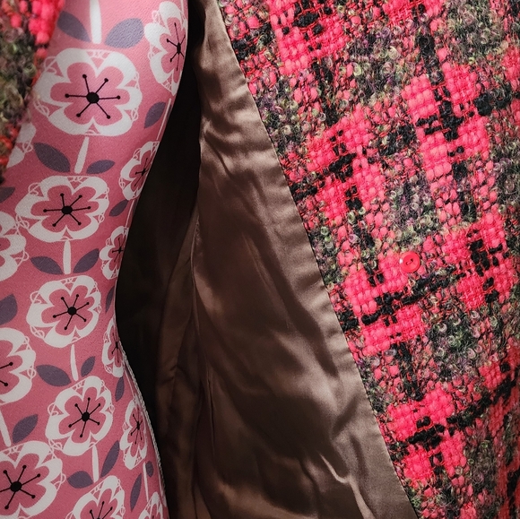 EUC Vintage Monteselli Tweed Coat (M) - Picture 8 of 8